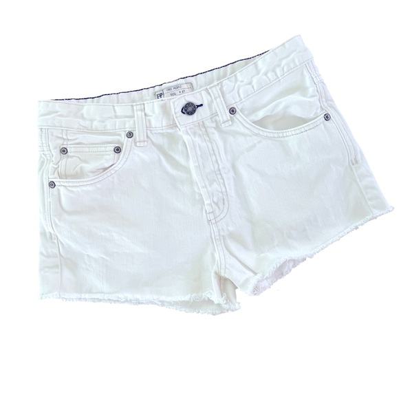 3/$20❤️CLEARANCE SALE FP Free People White high-Rise Denim Button Fly Jeans 27 - Picture 9 of 9